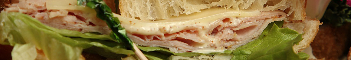 Eating Deli Italian Sandwich at Yvette's Cafe restaurant in Stone Harbor, NJ.